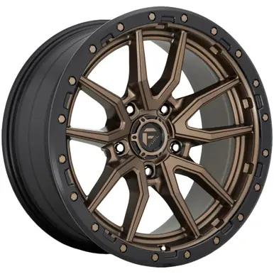 Fuel D681 Rebel 5 18x9 5x5" +1mm Bronze Wheel Rim 18" Inch D68118907550 Final Sale