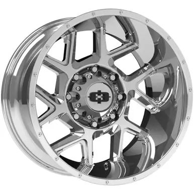 Vision 360 Sliver 20x12 8x6.5" -51mm Chrome Wheel Rim 20" Inch 360-20281C-51 Buy Today