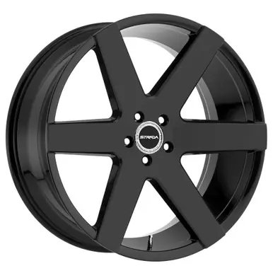 Best Price Strada S60 Coda 22x9.5 6x5.5" +24mm Matte Black Wheel Rim 22" Inch S60263924SB