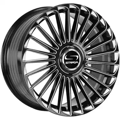 Strada SF68 Martello 20x8.5 5x115/5x120 +20mm Black/Milled Wheel Rim 20" Inch SF6808551620GBML Editor’s Pick