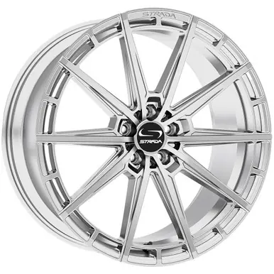 Strada SF70 Palo 22x9 5x112 +30mm Silver Wheel Rim 22" Inch SF7029051230SM In Demand