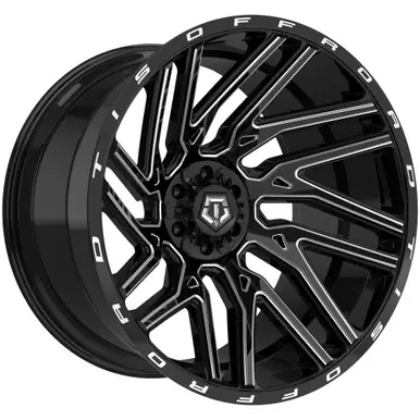 Fast Shipping TIS 554BM 20x10 6x135/6x5.5" -19mm Black/Milled Wheel Rim 20" Inch 554BM-2106819S