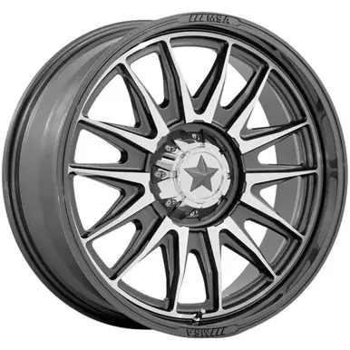 MSA Off-Road M55 Commander 22x7 5x4.5" +0mm Platinum Wheel Rim 22" Inch MA055AD22701200 High Quality
