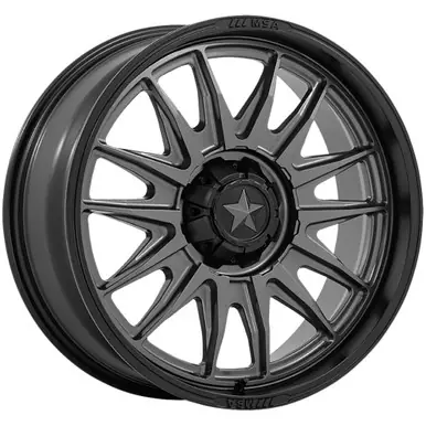 MSA Off-Road M55 Commander 15x7 4x137/4x156 +10mm Gunmetal Wheel Rim 15" Inch MA055AB15704A10 Flash Sale