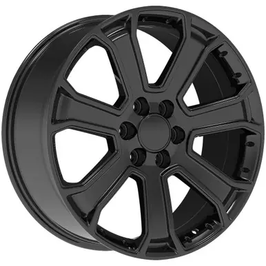 Flash Sale OE Performance 166B 24x10 6x5.5" +24mm Gloss Black Wheel Rim 24" Inch 166B-2408324