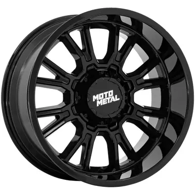Direct From Factory Moto Metal MO810 Legacy 20x10 5x5.5"/5x150 -18mm Gloss Black Wheel Rim 20" Inch MO810BX20108618N