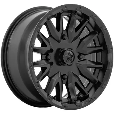 Fan Favorite MSA Offroad M49 Creed 16x7 4x110 +10mm Matte Black Wheel Rim 16" Inch MA049MX16704010