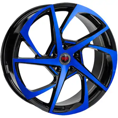 Revolution Racing R29 18x8 5x4.5" +40mm Black/Blue Wheel Rim 18" Inch RR29-188514+40BB Hot Picks