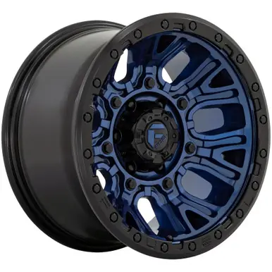 High Quality Fuel D827 Traction 17x9 5x5" -12mm Blue Wheel Rim 17" Inch D82717907545