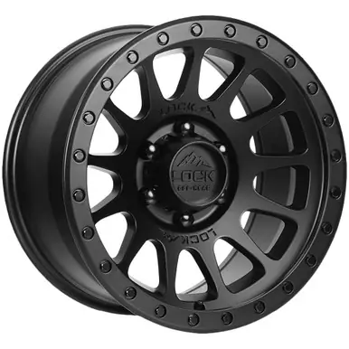 Lock Off-Road Yosemite 17x9 6x5.5" +0mm Matte Black Wheel Rim 17" Inch YOSEMITE-7969MB Free Delivery