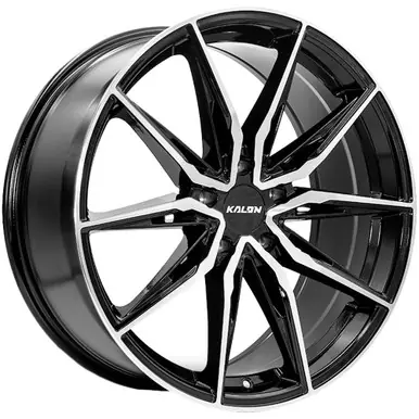 Bargain Kalon 102 Cypher 20x10 5x4.5" +38mm Black/Machined Wheel Rim 20" Inch 102AB-2010F38