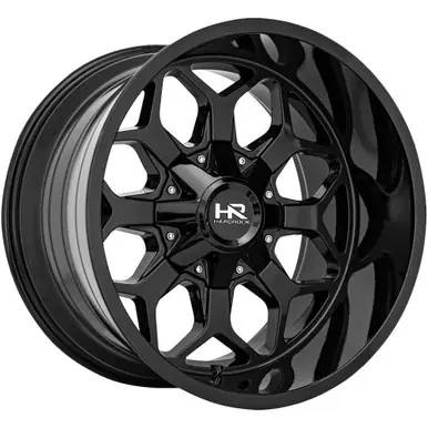 HardRock H712 Indestructible 22x10 6x135/6x5.5" Gloss Black Wheel Rim 22" Inch H712-221037125GB Time-Limited