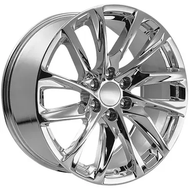 Factory Reproductions FR98 12 Spoke 24x10 6x5.5" +31mm Chrome Wheel Rim 24" Inch 98410316501 Original