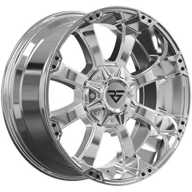 Rock Forged FF44 20x9 6x135/6x5.5" +0mm Chrome Wheel Rim 20" Inch FF44-200963539-0C Next Day Delivery