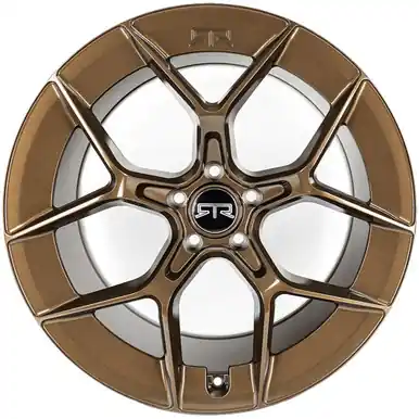 RTR Aero 5 20x9.5 5x4.5" +33mm Bronze Wheel Rim 20" Inch 854BZ-2956533 Original