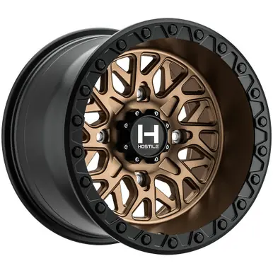 Hostile UTV H133 Glamis 15x10 4x137 +0mm Bronze Wheel Rim 15" Inch H133-1510413754Z Holiday Sale