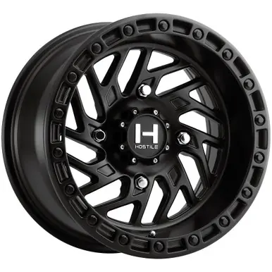 Hostile UTV H116 Jigsaw 15x8 4x137 +0mm Satin Black Wheel Rim 15" Inch H116-1580413744A Special Discount