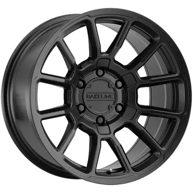 Raceline 950B Gauge 15x8 6x5.5" -24mm Satin Black Wheel Rim 15" Inch 950B-58060-24 Hot Deal