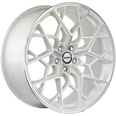 Viral Shift H35 Piston 18x8.5 5x4.5" +35mm White/Machined Wheel Rim 18" Inch H35851435WM