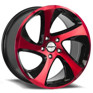 Shift H22 Strut 18x8.5 5x4.5" +35mm Black/Red Wheel Rim 18" Inch H22851435GBR Original