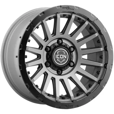 Icon Alloys Recon Pro 17x8.5 5x5" -6mm Charcoal Wheel Rim 17" Inch 23617857345CH Authentic
