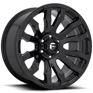 Flash Sale Fuel D675 Blitz 20x9 8x180 +1mm Gloss Black Wheel Rim 20" Inch D67520901850