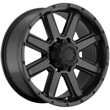 Affordable Ultra 195 Crusher 17x8 8x6.5" +19mm Satin Black Wheel Rim 17" Inch 195-7882SB