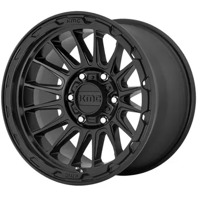 Last Chance KMC KM542 Impact 16x8 6x5.5" +0mm Satin Black Wheel Rim 16" Inch KM54268068700