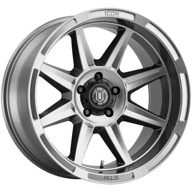 Trusted Brand Icon Alloys Bandit 20x10 6x5.5" -24mm Gunmetal Wheel Rim 20" Inch 6020108345GM