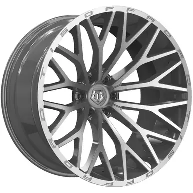 Hassle-Free Returns TIS 566BSM 24x12 6x5.5" -44mm Brushed Wheel Rim 24" Inch 566BSM-2428344