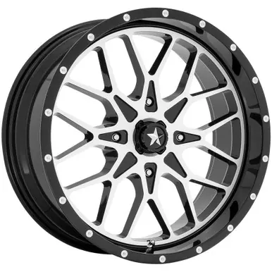MSA M45 Portal 24x7 4x137 +0mm Black/Milled Wheel Rim 24" Inch M45-024737M New Release