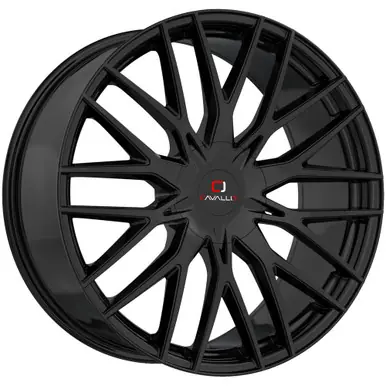 Cavallo CLV-45 26x9.5 6x135/6x5.5" +25mm Gloss Black Wheel Rim 26" Inch CLV-45269561351397+25GB Popular