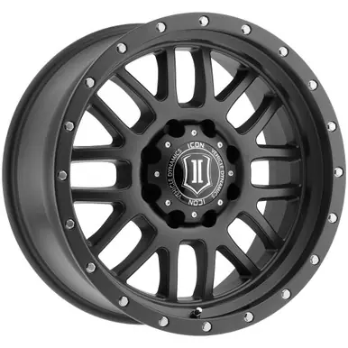 Deal Icon Alloys Alpha 20x9 8x170 +0mm Satin Black Wheel Rim 20" Inch 1220908150SB