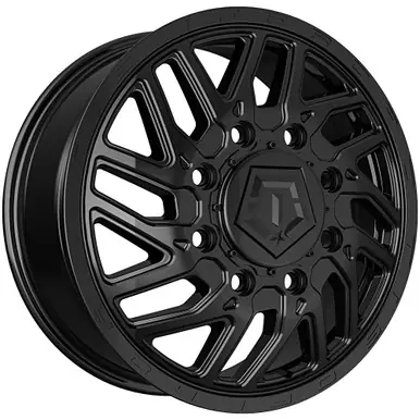 Bargain TIS 544B Dually Front 22x8.25 8x200 +127mm Gloss Black Wheel Rim 22" Inch 544B-22881F1S