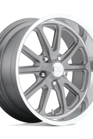 Free Returns US Mag 1PC U111 RAMBLER 5X120.65 18X8 +1 MATTE GUN METAL MACHINED