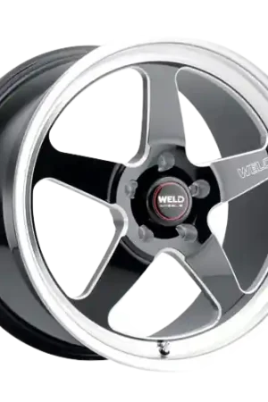 WELD Performance Ventura 5x120.65 20x9.5 0 Gloss Black/Milled Diamond Cut Lip Genuine