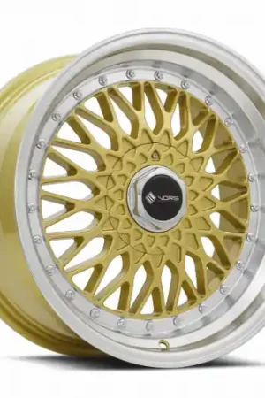 Vors VR3 4x100/4x114.3 16x8 +30 Gold Machine Lip Chrome Rivet Best Seller