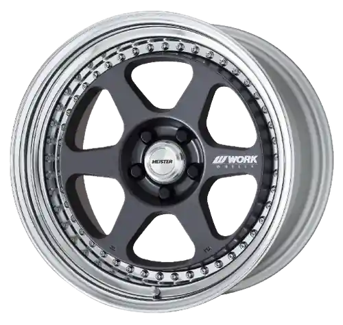 Work Meister L1 3P 5x115 19x13.5-12 T Disk Matte Gunmetal Mega Sale