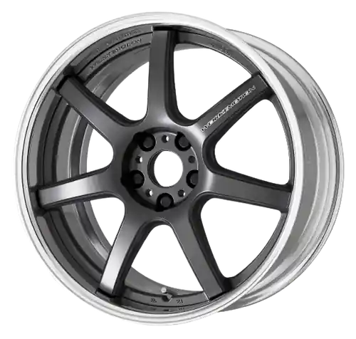 Work T7r 2P 5x114.3 18x11.0 +38 Matte Gunmetal Fan Favorite