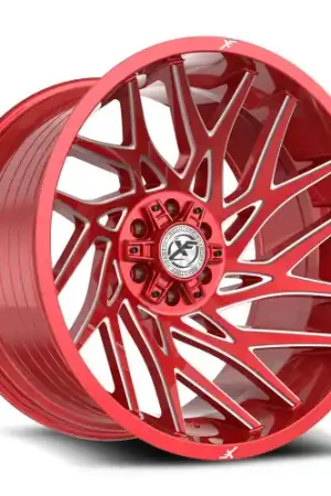Order Now XF Off-Road XF-229 5x127/5x139.7 20x10 -12 Anodized Red & Milled