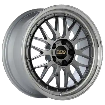 BBS LM 5x112 18x8 +45 Diamond Black Center / Diamond Cut Lip Next Day Delivery