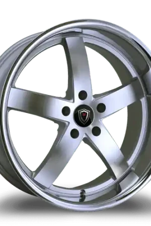 Time-Limited MARQUEE WHEELS M5330B 5x114.3 22x10.5+40 SILVER /MACHINED/STAINLESS LIP