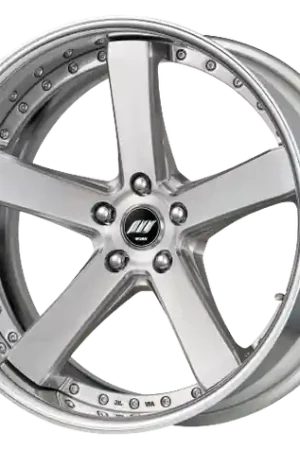 Work Zeast Black Label Bst2 5x112 20x8.5+22 W Disk Brush Silver Clear Fast Shipping