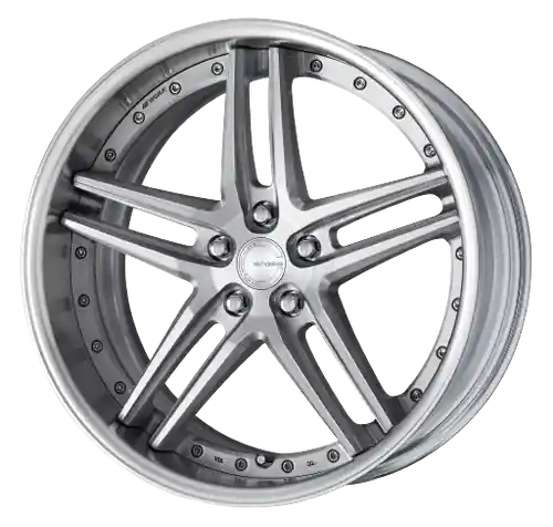 Work Gnosis Gr205 5x108 19x9+12 O Disk Brush Silver Clear Seasonal Sale