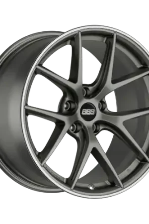 Premium BBS CI-R 5x112 19x8.5 +45 Platinum Silver Polished Rim Protector