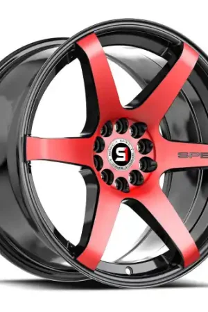 Factory Price Spec-1 SPT-32 5x114.3/5x120 18x8 +34 Gloss Black & Red Machined