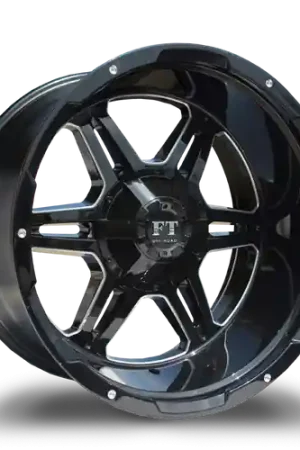 FULL THROTTLE FT3 6x135/6x139.7 20x12-44 BLACK / MILLED Trusted Brand