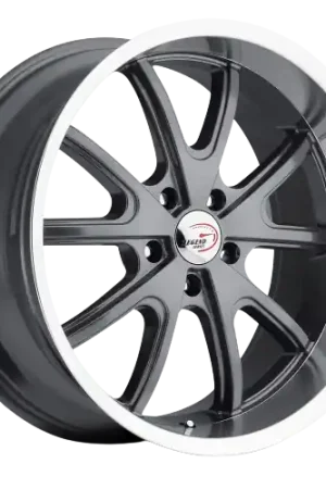 Latest Vision American-Muscle 143 Torque 5x127 18x9.5+12 Gunmetal Machined Lip
