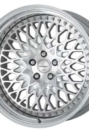 High Quality Work Gran Seeker Ccx 5x114.3 19x8.5+45 O Disk Machined Silver Polish