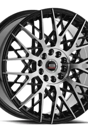 Spec-1 SP-53 5x112/5x114.3 17x7.5 +42 Gloss Black & Machined No Minimum Order